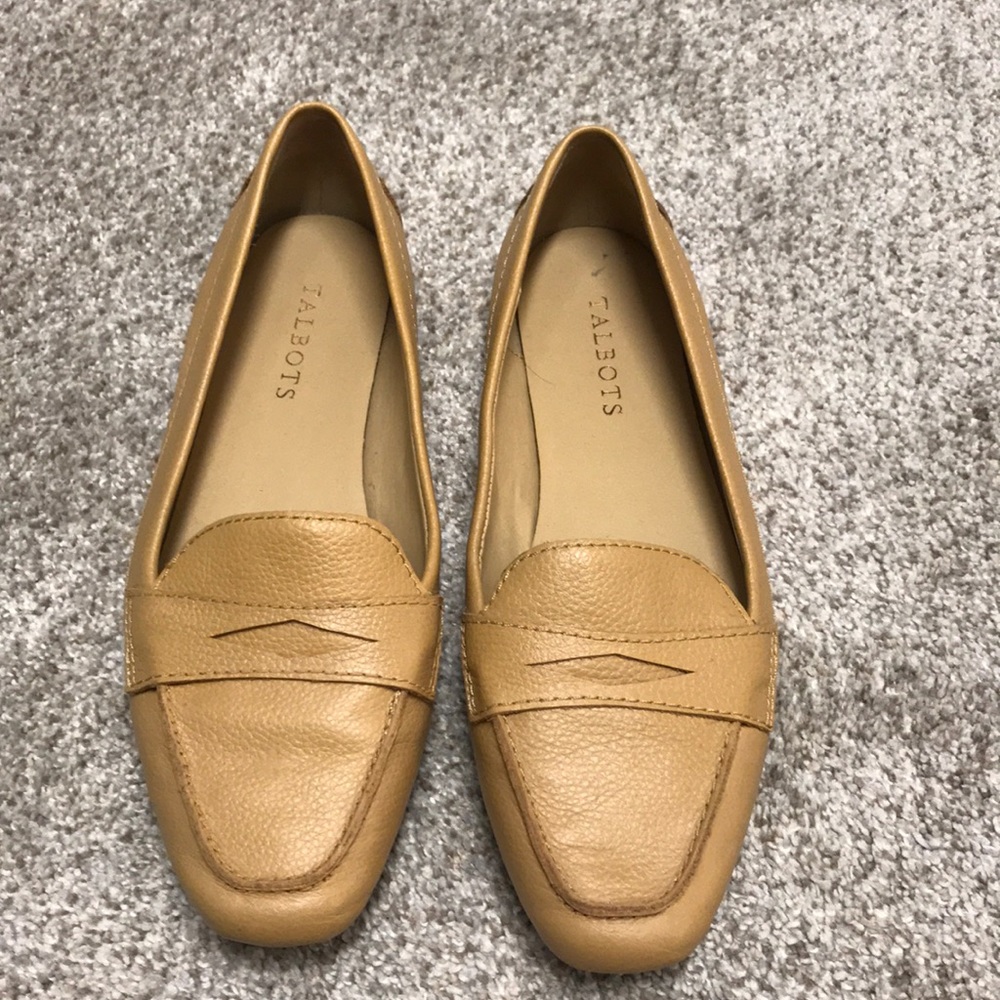 Talbots leather loafers